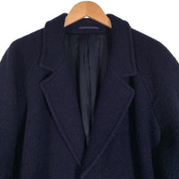 COMME des GARCONS HOMME コムデギャルソンオム ウール チェスターコート 比翼 ロング ラグランスリーブ ネイビー オールド HC-090100M Size M 福生店