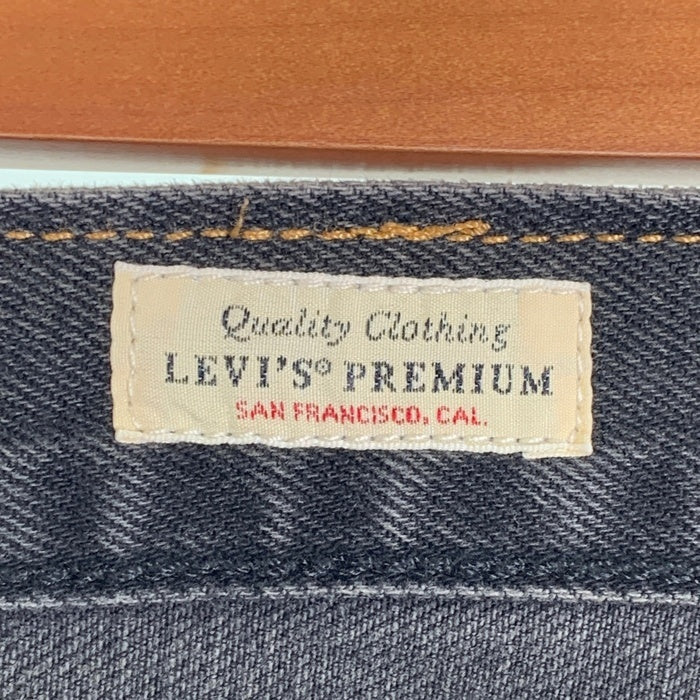 Levi's リーバイス 567 STAY LOOSE FLARE デニムパンツ ブラック A4718-0002 Size W28 L30 福生店