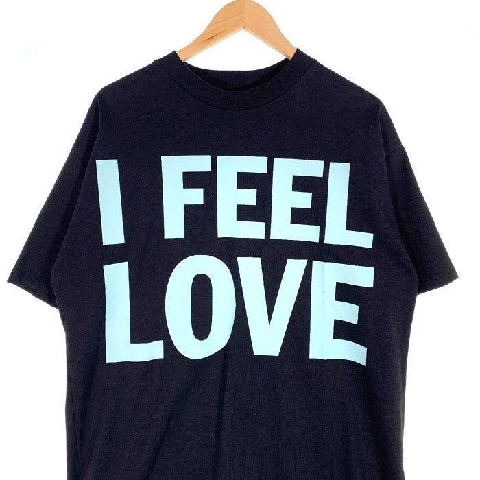 HONEY FUCKING DIJON ハニーファッキングディジョン I FEEL LOVE プリントTシャツ ブラック Size L 福生店
