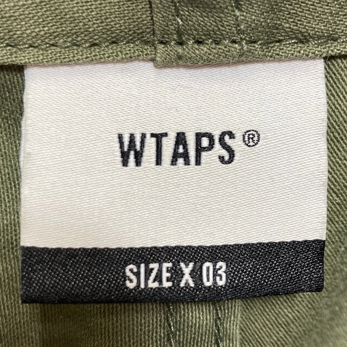 WTAPS ダブルタップス 18AW CAPE/TROUSERS COTTON SATIN 182WVDT-PTM02 ケープ トラウザーズ ブラック カーゴパンツ カーキ size03 瑞穂店