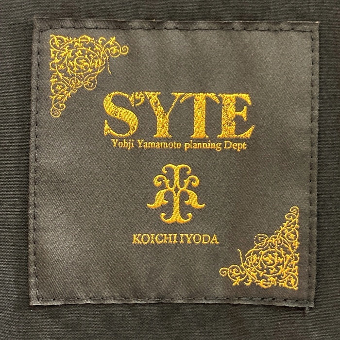 S'YTE サイト Yohji Yamamoto Planning Dept ヨウジヤマモト プランニングデプト KOICHIIYODAコラボ プリント シャツ ブラック size3 瑞穂店