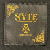 S'YTE サイト Yohji Yamamoto Planning Dept ヨウジヤマモト プランニングデプト KOICHIIYODAコラボ プリント シャツ ブラック size3 瑞穂店