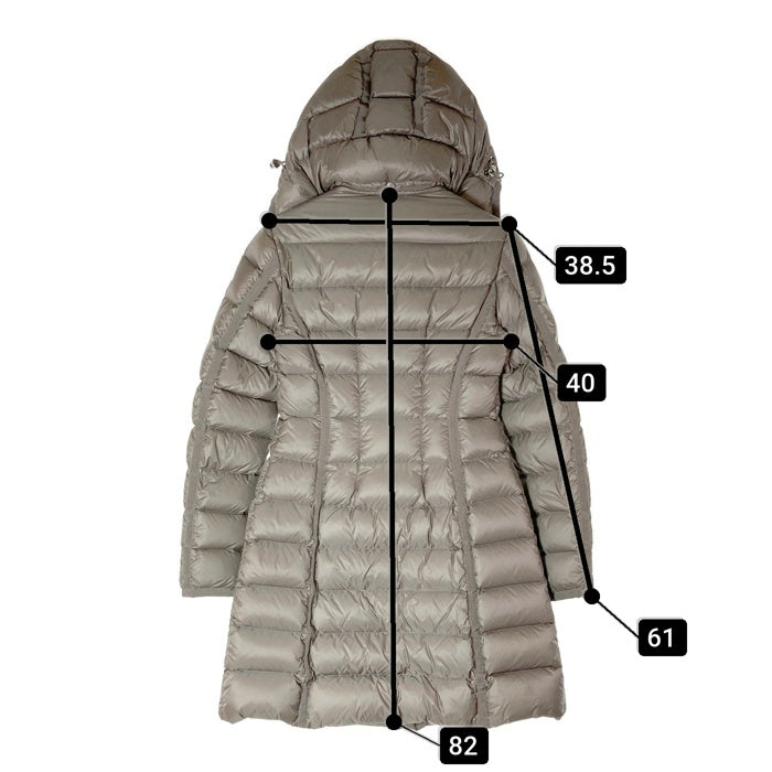 MONCLER モンクレール ダウンコート HERMINE エルミンヌ グレー size00 瑞穂店