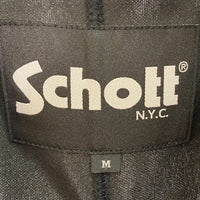 Schott ショット 782-3152014 JERSEY 2BUTTON JACKET ジャージ- 2ボタン ジャケット ブラック sizeM 瑞穂店