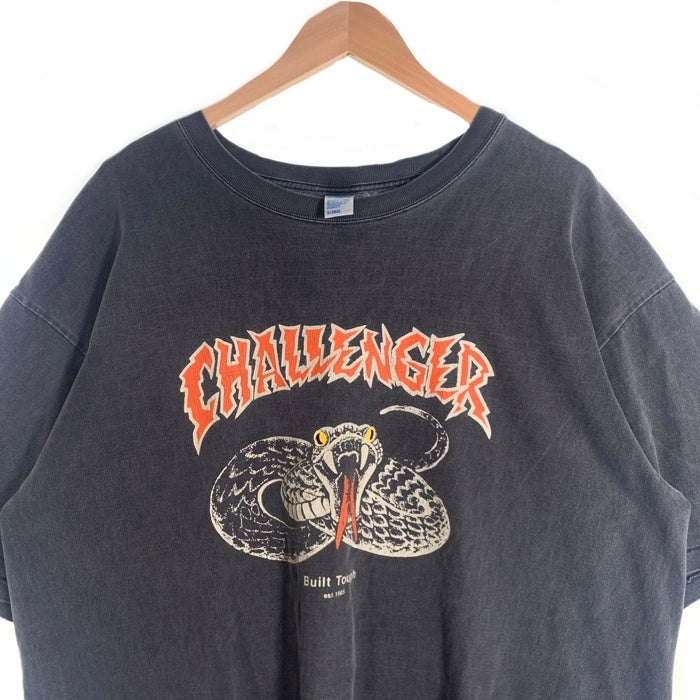 CHALLENGER チャレンジャー 26SS PIGMENT SNAKE TEE ピグメント スネーク プリントTシャツ チャコールグレー Size XL 福生店