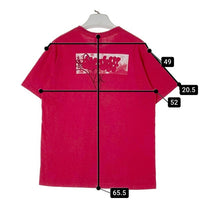 Stussy ステューシー USA製 紺タグ シングルステッチ グラフィティロゴ Tシャツ レッド sizeM 瑞穂店
