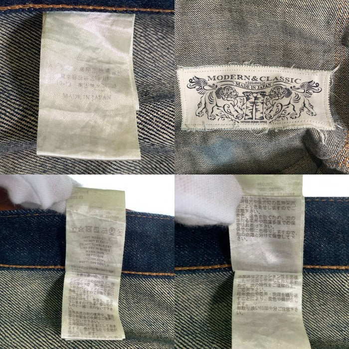 SUGARHILL シュガーヒル CLASSIC DOUBLE KNEE DENIM PANTS 馬革 ホースレザー クラシック ダブルニー デニムパンツ インディゴ CLASS003 Size 32 福生店