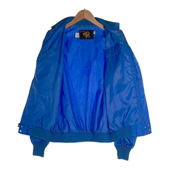 80's King Louie キングルイ PRO FIT FEL-PRO PERFORMANCE GASKETS ジップアップ ナイロン ジャケット ブルー Size S 福生店