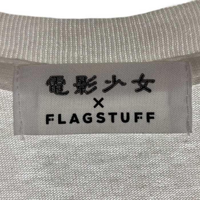 電影少女 FLAGSTUFF フラグスタフ 19SS プリントTシャツ ホワイト 19SS-FS×VG-04 Size L 福生店
