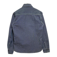 FLAT HEAD フラットヘッド ピンヒッコリー ワークシャツ ネイビー ホワイト CO-10W Size 36 瑞穂店