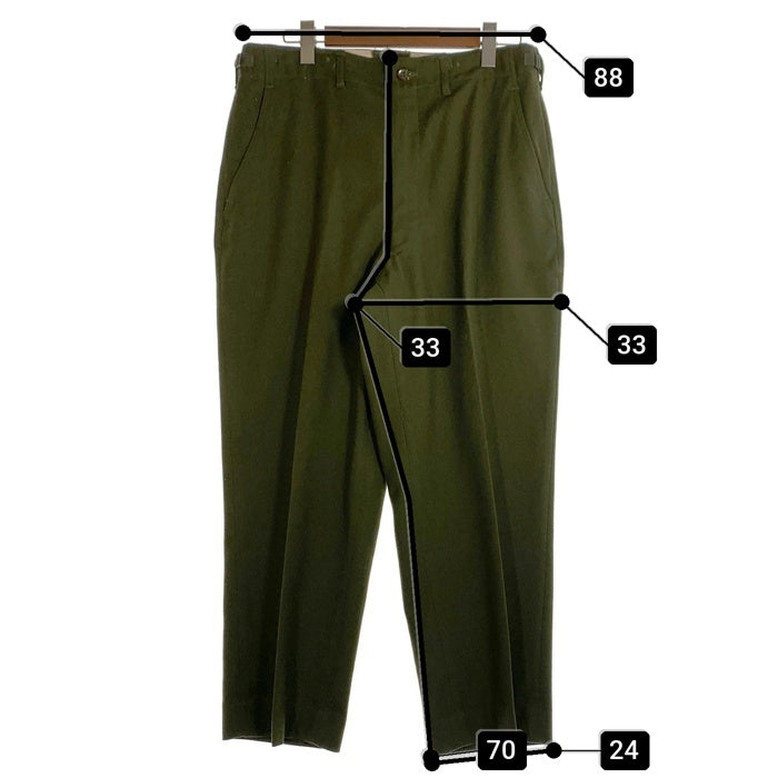 U.S. ARMY 米軍 M-1951 M-51 ウール トラウザーパンツ オリーブ 55-T-35650-30 Size SHORT MEDIUM 福生店
