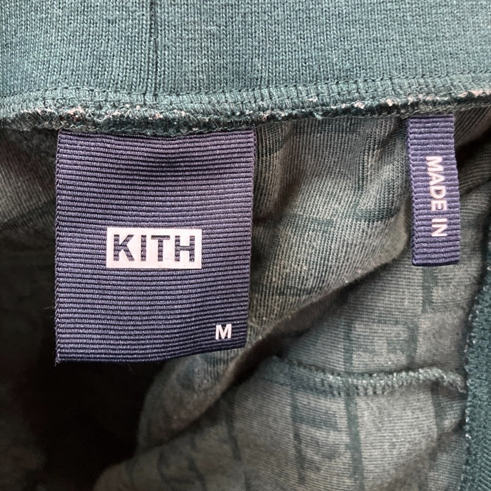 KITH キス エンボスロゴ パイル地 ショートパンツ グリーン Size M 瑞穂店