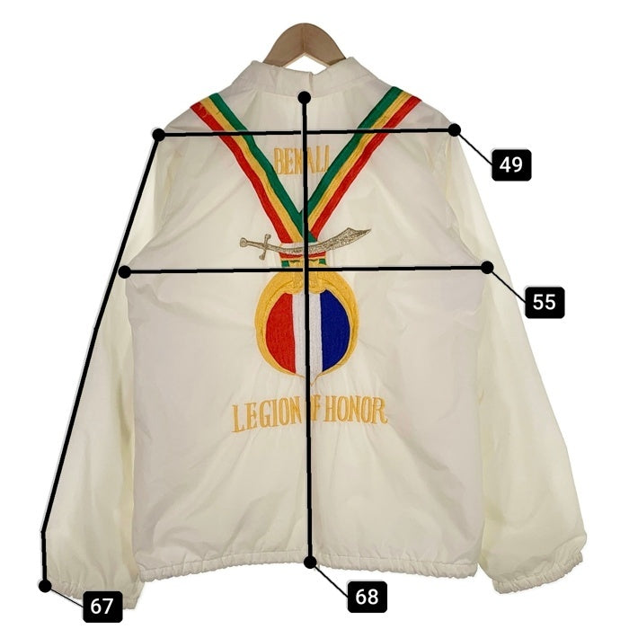 Shiners International シュライナーズ・インターナショナル Legion of Honot レジオンドヌール フリーメイソン ナイロン ジップ ジャケット ホワイト Size ? 福生店