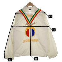 Shiners International シュライナーズ・インターナショナル Legion of Honot レジオンドヌール フリーメイソン ナイロン ジップ ジャケット ホワイト Size ? 福生店