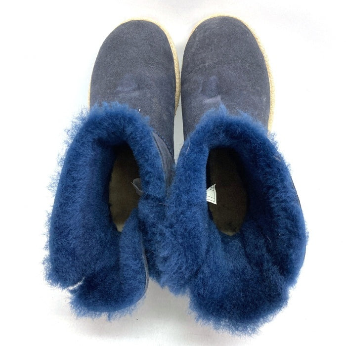 UGG アグ 1006493 W SELENE セリーヌ ショート ムートンブーツ  ネイビーsize25cm 瑞穂店