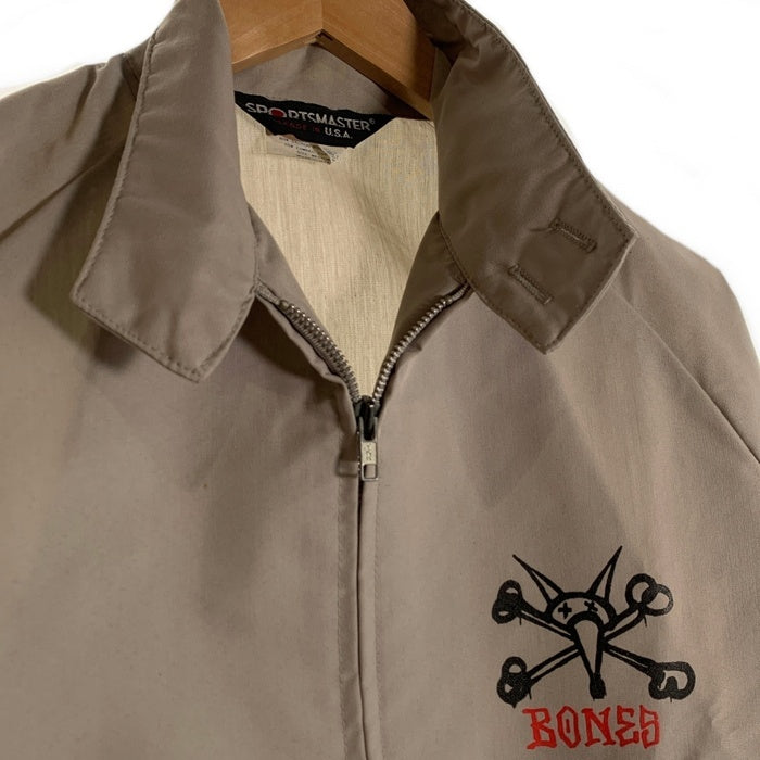 80's POWELL PERALTA パウエルペラルタ RAT BONES ラットボーンズ SWING TOP スイングトップ ジップアップ ジャケット グレー USA製 Size M 福生店