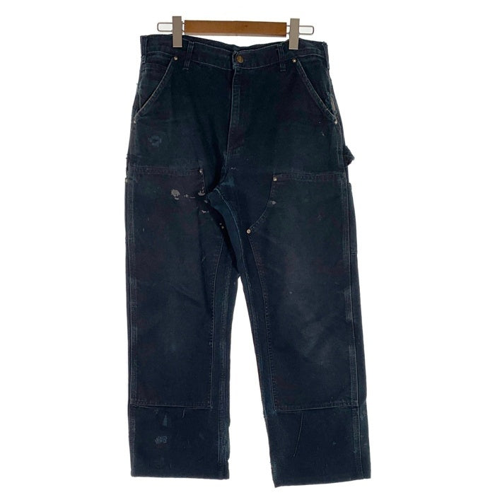 Carhartt カーハート ダック ダブルニーペインターパンツ ブラック MADE IN THE USA Size 34×32 福生店
