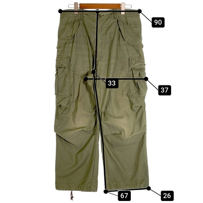 70’s  U.S.ARMY 米軍 M-65 ミリタリートラウザー カーゴパンツ 8415-00-782-2953 78年会計 オリーブ Size M-S 福生店