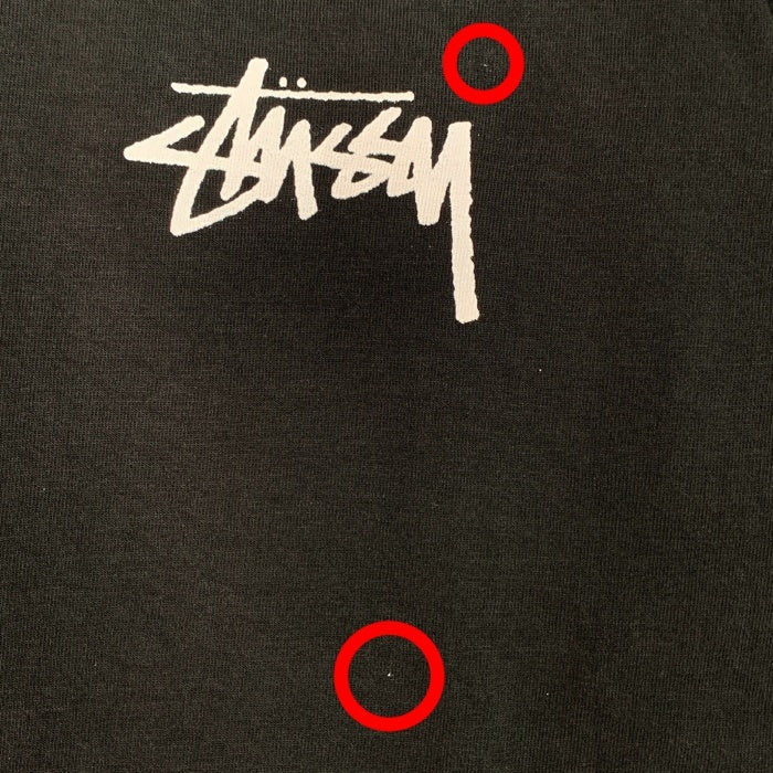 STUSSY ステューシー SHATTERED TEE シャッタード Tシャツ プリント 8ボール ブラック Size M 福生店