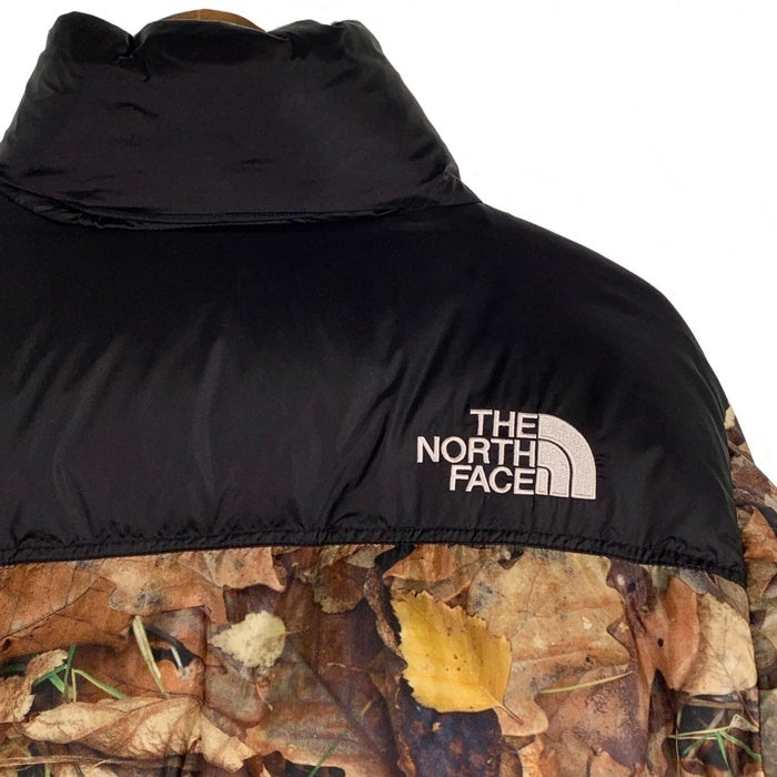 SUPREME シュプリーム 16AW THE NORTH FACE ノースフェイス Leaves Nuptse Jacket ヌプシジャケット リーブス ダウン ND51602I Size S 福生店