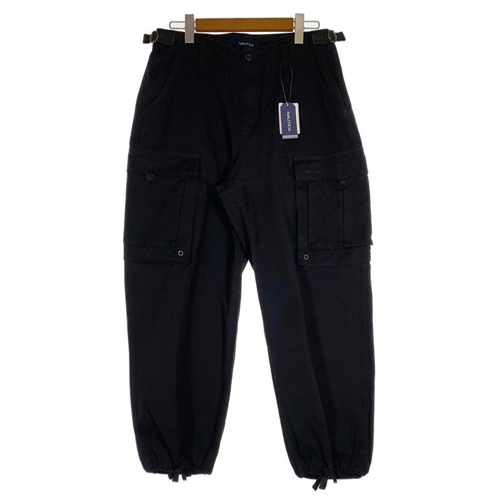 NAUTICA ノーティカ FREAK'S STORE フリークスストア リップストップ ストレートカーゴパンツ ブラック 10-43-2075-00366-1695 Size M 福生店