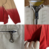 PLT PARIS SAINT GERMAIN パリサンジェルマン キャンバスダック ジップアップジャケット ベージュ レッド ベイクルーズ Size L 福生店