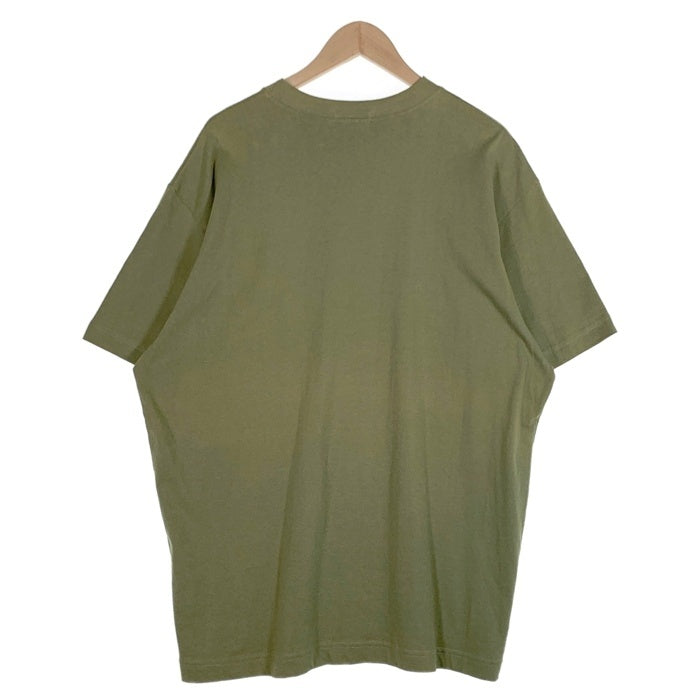 80's STUSSY ステューシー リベット打ちポケット Tシャツ 無地 グリーン USA製 黒タグ Size L 福生店