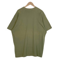 80's STUSSY ステューシー リベット打ちポケット Tシャツ 無地 グリーン USA製 黒タグ Size L 福生店