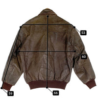 L.L Bean エルエルビーン A-2 レザージャケット ブラウン 72824-71341 Size 42 福生店