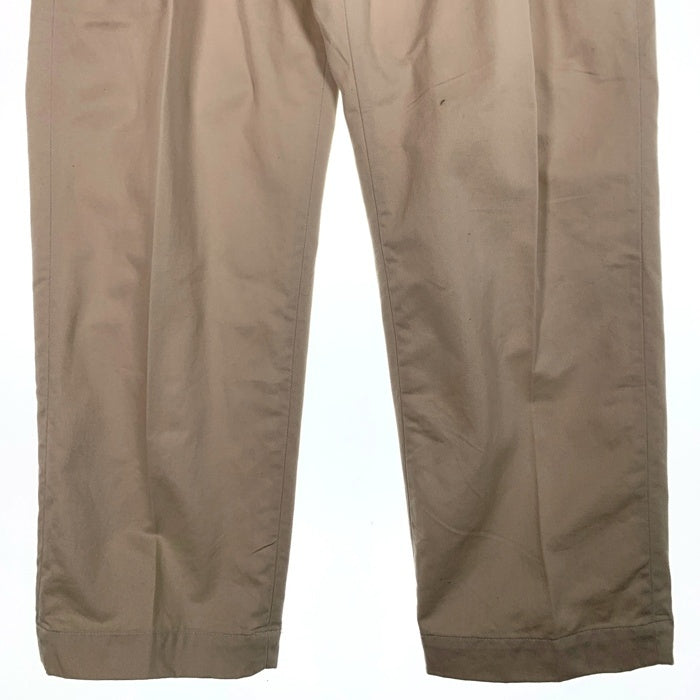 WACKO MARIA ワコマリア チノツイル ワークパンツ 2タック ベージュ Size L 福生店