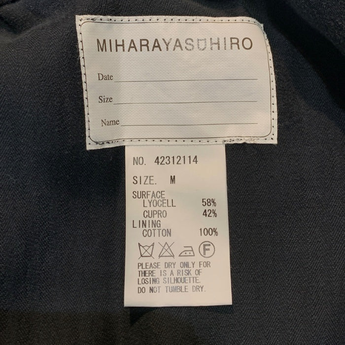 MIHARAYASUHIRO ミハラヤスヒロ リヨセル キュプラ 変形 カーゴパンツ ブラック 42312114 Size M 福生店