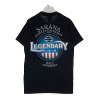 HARLEY DAVIDSON ハーレーダビッドソン USA製 VERTICAL FLAG ADT USA Tシャツ ブラック sizeS タグ付き 瑞穂店