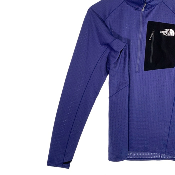 THE NORTH FACE ノースフェイス Expedition Dry Dot Zip High エクスペディション ドライドットジップハイ 長袖 Tシャツ ロンT ケイブブルー NT12122 Size L 福生店