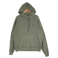 COACH コーチ HOODIE プルオーバースウェットパーカー フーディ ウォッシュ加工 オリーブ CF811 Size L-XL 相当 福生店