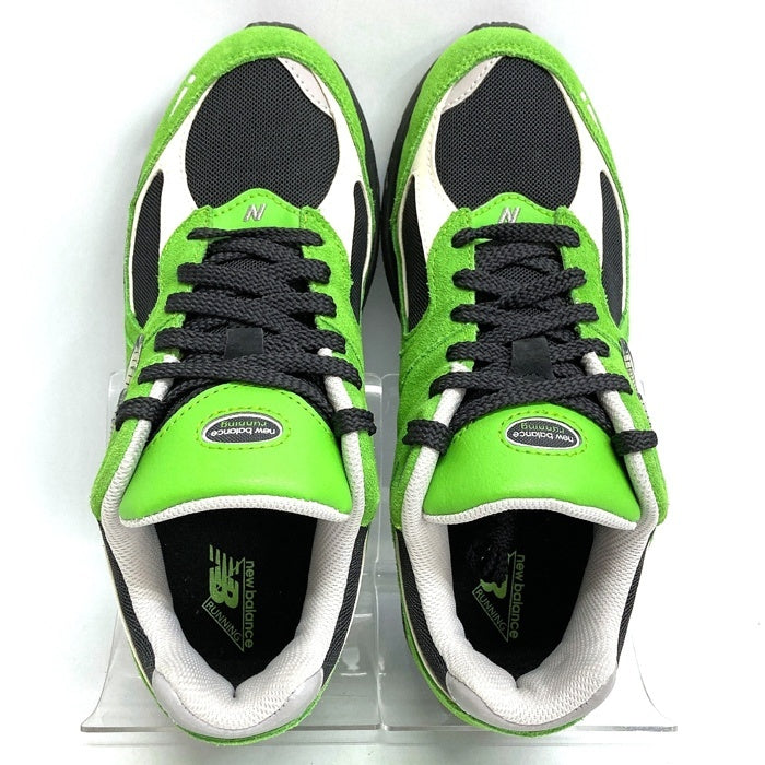 New Balance ニューバランス M2002RGZ ローカット スニーカー グリーン×ブラック size25cm 瑞穂店