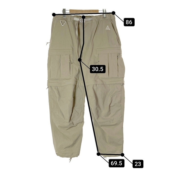 NIKE ACG ナイキエーシージー CV0656-247 Smith Summit Pants サミットカーゴパンツ ベージュ sizeXL 瑞穂店