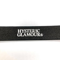 HYSTERIC GLAMOUR ヒステリックグラマー スタッズ シルバーロゴ ベルト ブラック 瑞穂店