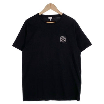LOEWE ロエベ アナグラム ロゴ刺繡 クルーネック Tシャツ ブラック H526Y22X75 Size XL 福生店