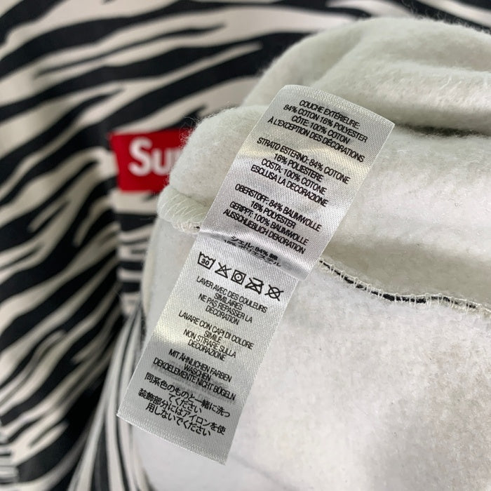 SUPREME シュプリーム 22AW Box Logo Crewneck ボックスロゴ クルーネックスウェットトレーナー ゼブラ Size XXL 福生店