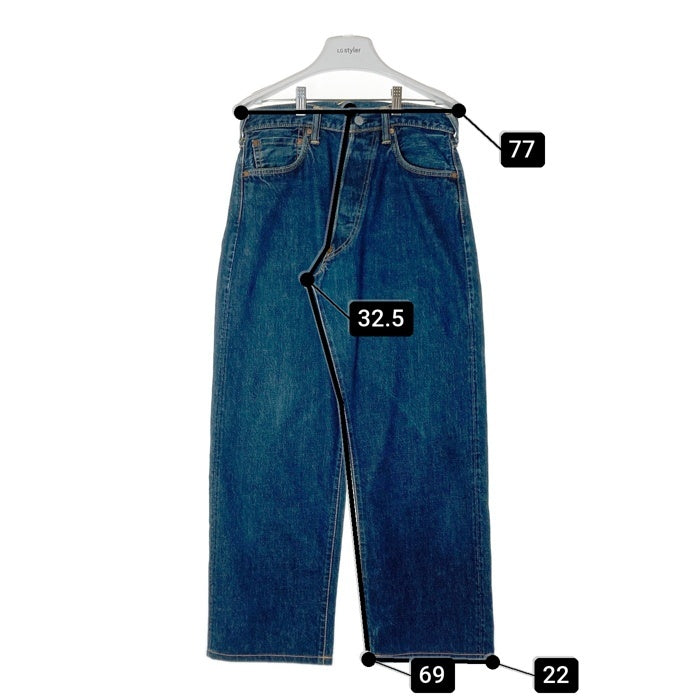 EVISU エヴィス No.2 2001 テーパードデニムパンツ ジーンズ ブルーカモメ インディゴ size32×36 瑞穂店