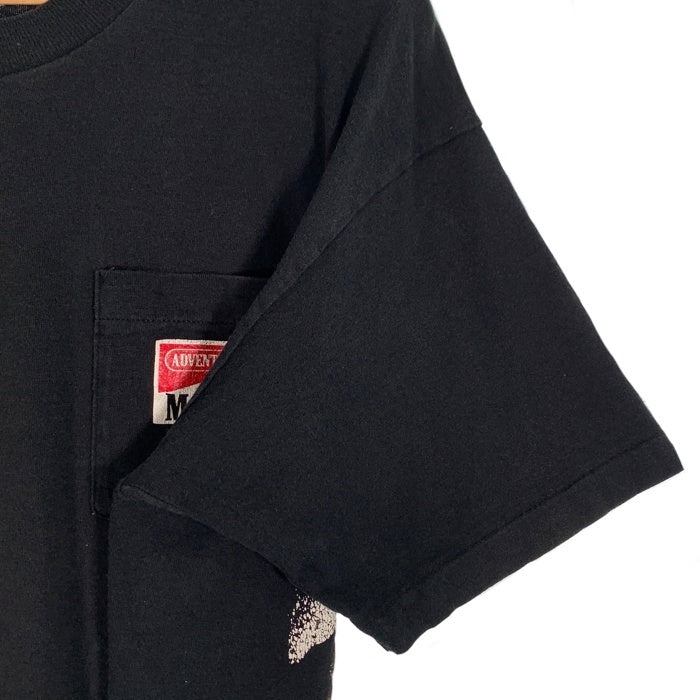 90's Marlboro マルボロ coyote bluff コヨーテ バックプリント ポケットTシャツ ブラック フルーツ Size XL 福生店