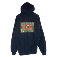 EVISEN SKATEBOARDS エビセンスケートボード KABUTO MATCH HOODIE プリント プルオーバースウェットパーカー ブラック Size L 福生店
