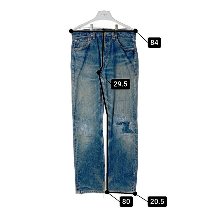Levi's リーバイス 501 USA製 98年 ボタン裏553 リペア多数 デニムパンツ インディゴ size32 瑞穂店