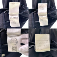 MONCLER モンクレール PANTALONE LUNGO SWEAT BOTTOMS ポリエステル スウェット パンツ ブラック ホワイト 27104558IVHD Size S 福生店