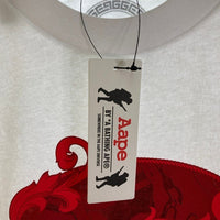 aape BY A BATHING APE エーエーピーイー アベイシングエイプ プリントTシャツ  2024 福袋 ホワイト sizeXXL 瑞穂店