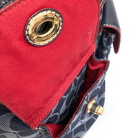 COACH コーチ F37589 シグネチャー キャンバス レザー切替 リュックサック ネイビー 瑞穂店