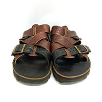 HE SANDALMAN サンダルマン サンダル VIBRAM RIPPLE ブラウン size9 瑞穂店