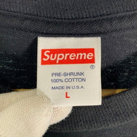 SUPREME シュプリーム 21SS KAWS Chalk Logo Tee カウズ チョークロゴ プリントTシャツ ブラック Size L 福生店