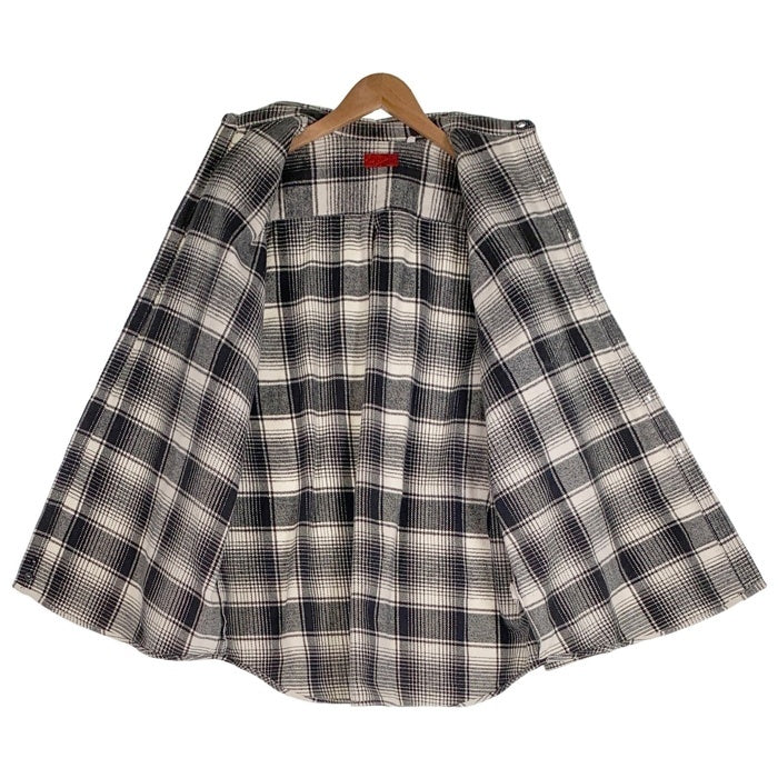 LEE COOPER リー クーパー 長袖 フランネル シャツ チェック グレー ブラック Size XL 福生店