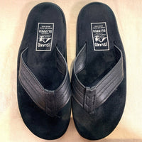 ISLAND SLIPPER  アイランドスリッパ レザー スウェード トングサンダル ブラック Size 8（26cm） 福生店